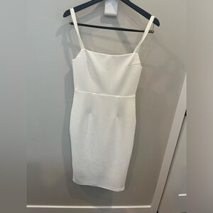 Hello molly white midi dress